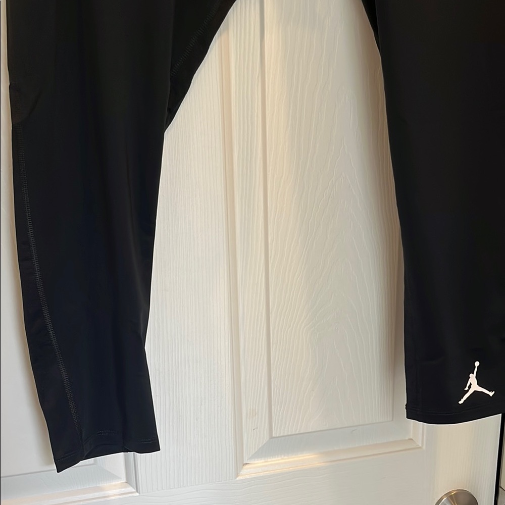 NWT Jordan Nike Black Dri-FIT Active Leggings Men’s 3XL - Picture 7 of 7
